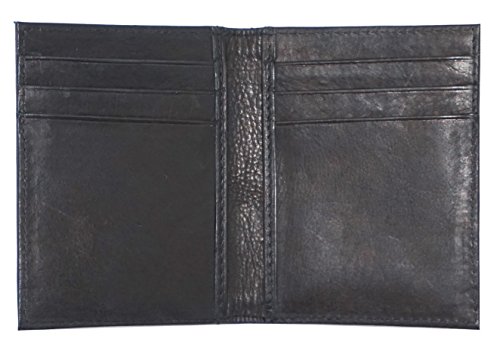 Genuine Leather Front Pocket Bifold Money Clip Mens Wallet3