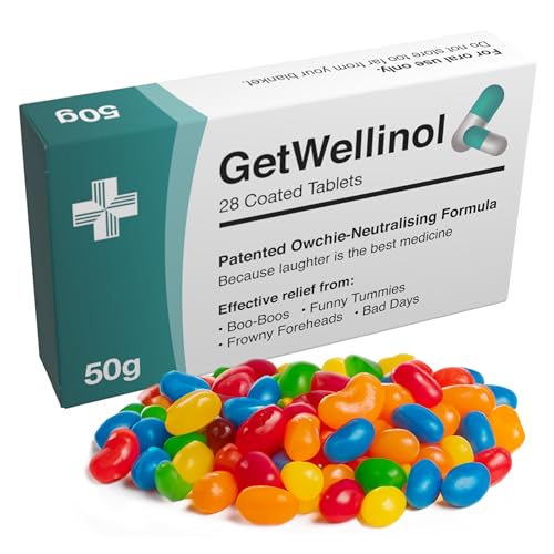 Get Well Soon Gifts for Women, Funny Prank Pill Box with Candy, Thinking of You Care Package for Sick Friends, Self Care Gift Box, Feel Better Recovery Gifts, Sending Hugs After Surgery for Men