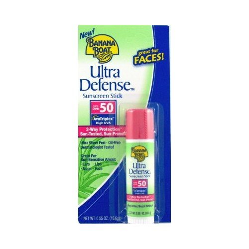 Banana Boat Spf50 Ultra Defense Stick 0.55 Ounce (16.3ml) (6 Pack)