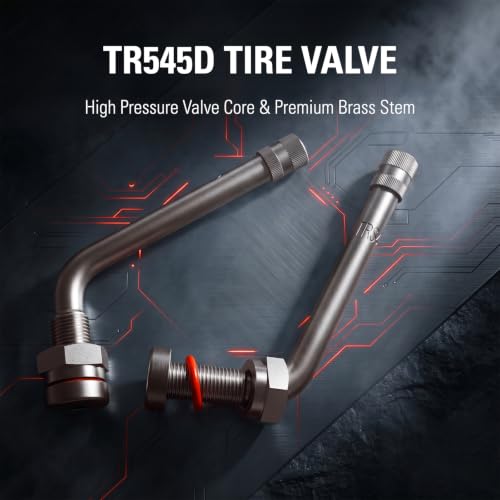 Image of CKAuto Tire Valve Stems, TR545D 60 Degree Valve Stem | Compatible with Alcoa 22.5in 24.5in Aluminum Wheels (Pack of 10)