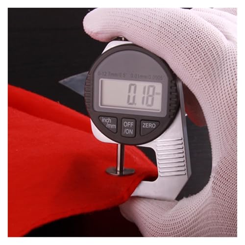 Micrómetro digital medición espesor 12.7mm LCD grande miniatura 6