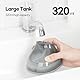 OKYUK Steamer Dampfglätter 1800W, Tragbarer Dampfglätter Konstante, Hemdenbügler, 320ml Dampfbügeleisen Tank, mit 2 Dampfbürste, für Zuhause, Büro, Reisen, Steam Iron Faltenentferner (Schwarz)