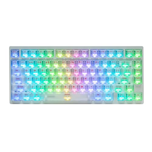 Image of IROK MG75MAX 81 Keys Wired Magnetic Switch Keyboard, 256KHZ Single Key Scan Rate, PCB Nano-Coating Waterproof, Hall Effect, 8KHZ /ARGB /CNC Aluminum Gaming Keyboard(Silver)