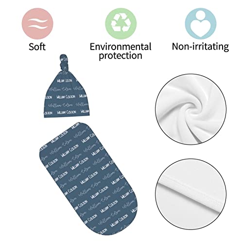 Personalized Baby Blankets For Girls Boys Personalized Baby Swaddle And Hats Custom Baby Blankets For Girls Boys Baby Boy Blankets Personalized Baby Gifts Personalized Baby Items (Names & Icons) #TOP5