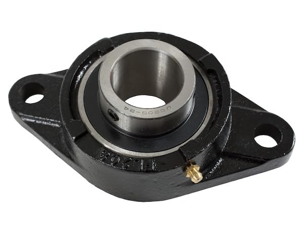 2F24SCR Replacement 2-Hole 1.5 Inch Set Crew Locking Flanged Auger Bearing