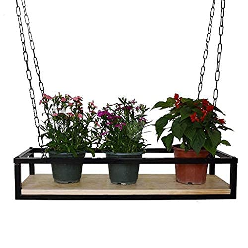 Porte-bouteille de vin bois massif et métal pour déco de restaurant