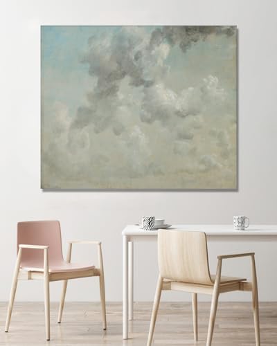 Tableau Constable Étude de nuages 12 pour déco style ferme