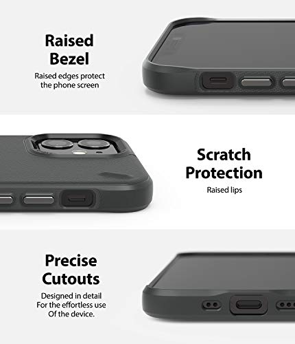 Image of Ringke Onyx for iPhone 12 mini Case Back Cover, [Extreme Tough] Rugged Flexible Protection Durable Anti-Slip TPU Heavy Impact Shock Absorbent for iPhone 12 mini Back Cover Case - Dark Gray