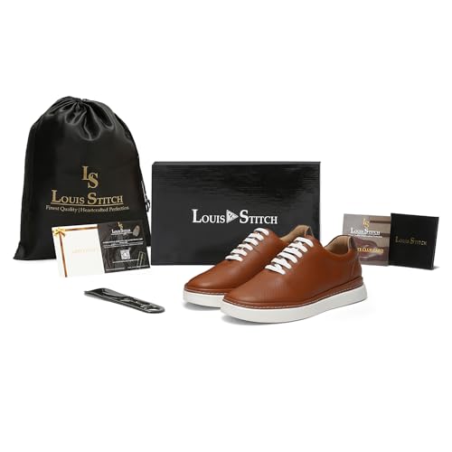 Image of LOUIS STITCH Play Men's Egyptian Black Fashion Sneakers for Men All Day Comfortable Wear (SNK-FSD)