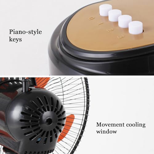 Ventilador solar portátil recargable con batería para camping y exterior 4
