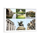 artboxONE Poster mit weiem Rahmen 18x13 cm Stdte Koblenz 