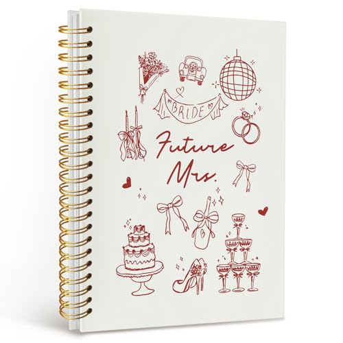 Bride to Be Gifts Journal intime de fiançailles pour immortaliser vos précieux souvenirs