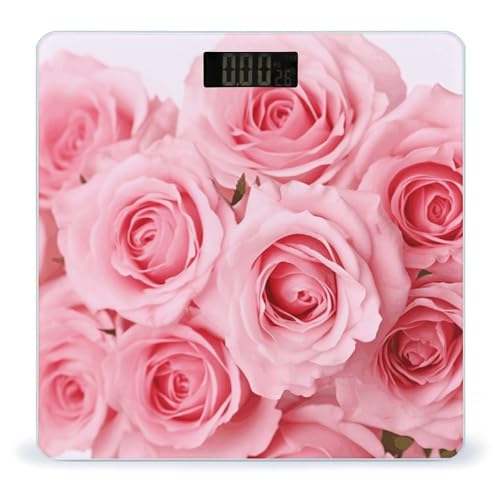 Báscula digital para peso corporal Pink Fresh Roses miniatura 1
