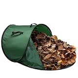 LFUTARI Foldable Pop Up Leaf Collector, Miniature Leaves Pickup and Loader Bag, Lawn Portable Leaf Bags for Cleaning Up Garden Weeds Branches Waste Trash