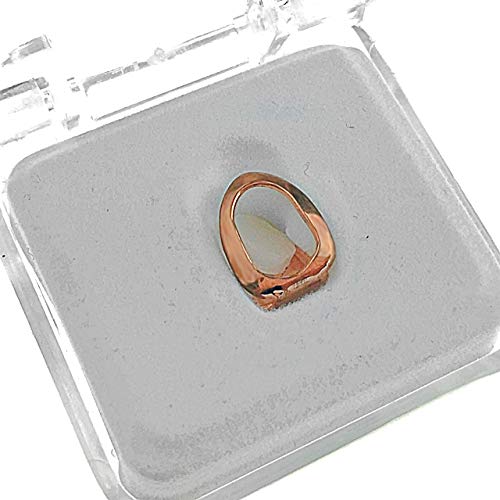 14k Rose Gold Open Face Grillz