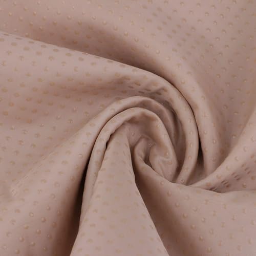 zalati Gummi-behandelter Stoff, 150 cm, rutschfeste Punkte für DIY-Teppich, Tischdecken, Dekoration, Braun, 91 cm