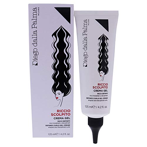 Diego Dalla Palma Riccio Scolpito - Defined Curls Gel Cream - Shapes and Defines Curls with Flexible Hold - For Curly, Wavy Hair - 4.2 oz