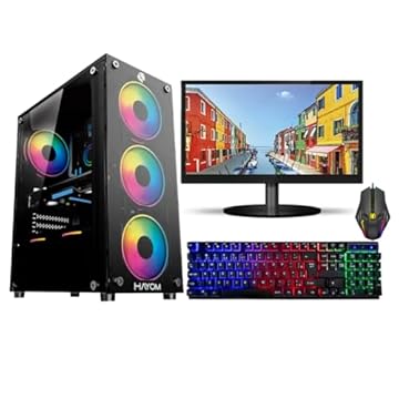 PC GAMER AMD RYZEN 5 4600G - 16GB DDR4 - NVME 256GB - RADEON VEGA 7 - MONITOR 19'' - KIT GAMER RGB