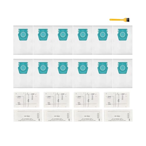 8/12 �� HyClean Air TU �|���@�o�b�O�����p�AMiele�AGuard L1 S1 �V���[�Y�A�L���j�X�^�[�|���@�ɑΉ�(12bag 4filter 1Brush)