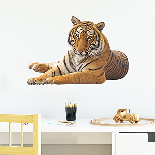 Vinilo decorativo BooDecal Lying Tiger 22x15 pulgadas miniatura 2