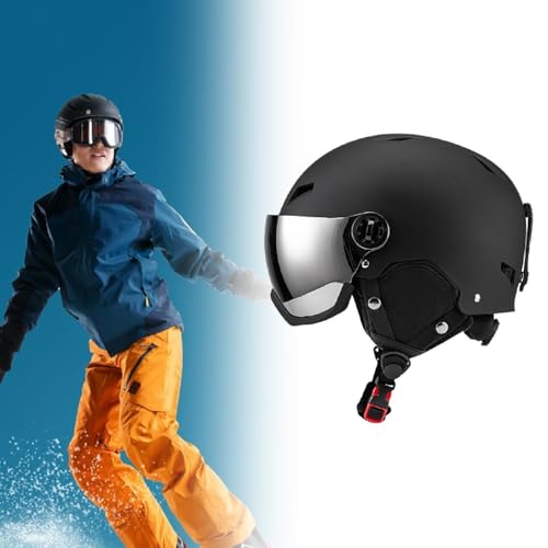 Casco de esquí resistente al viento con orejeras térmicas 6