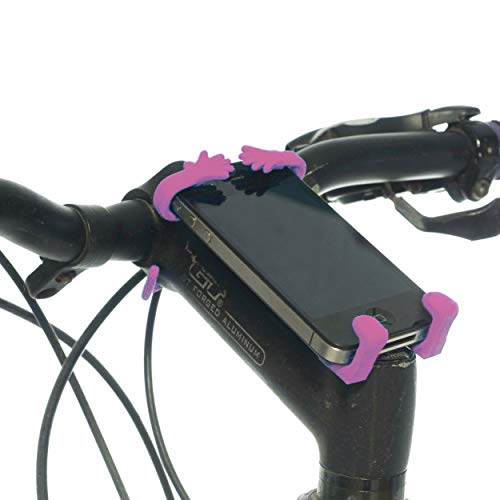 Bondi Silicon Flexible Cell Phone Holder, (Pink) - Thumbnail 6