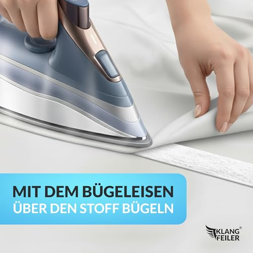 Klangfeiler® Saumband zum aufbügeln - 30M x 2cm - Extra Stark - Bügelband