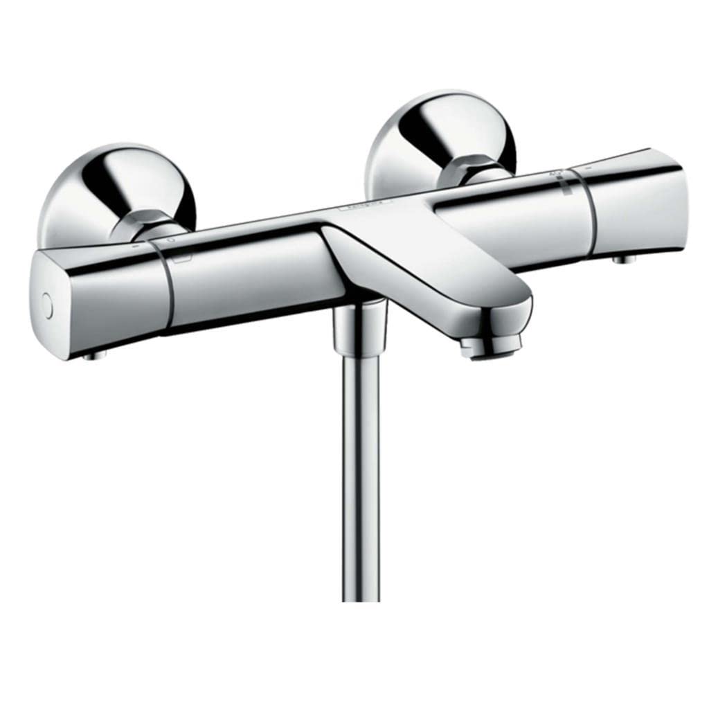 Hansgrohe Ecostat Thermostatic Bar Bath Shower Valve In Chrome Brass