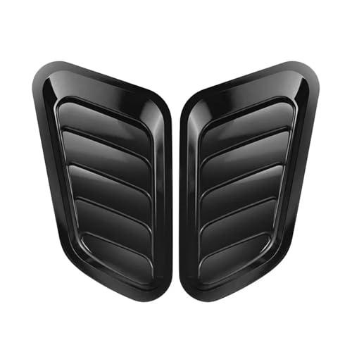 Persiennes de lunette arrière look carbone et noir brillant pour tuning capot de voiture