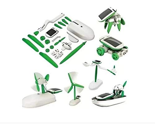 Kit Brinquedo Educativo Robótica Energia Solar - 6 Em 1