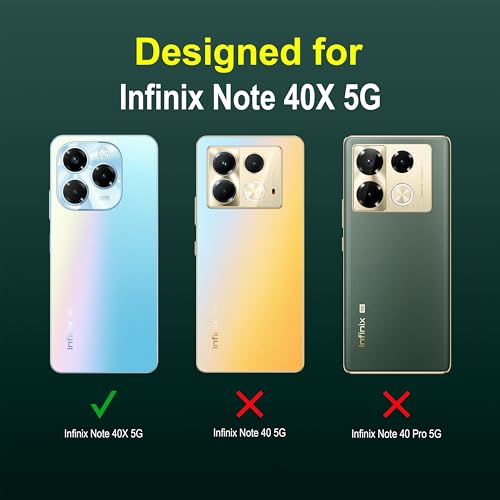 Image of Zapcase Back Case Cover for Infinix Note 40X 5G | Compatible for Infinix Note 40X 5G Back Cover | Liquid Silicon Magic Case with Camera Protection | Dark Green