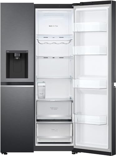Kühlschrank mit Eiswürfelspender LG GSLV71MCLE, Energieeffizienzklasse E, 635 L