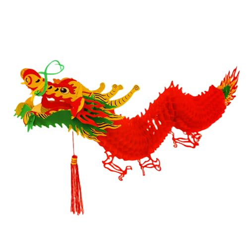 Chinesisches Neujahr Drachen Laterne, Drachen-Girlande Dekoration,...