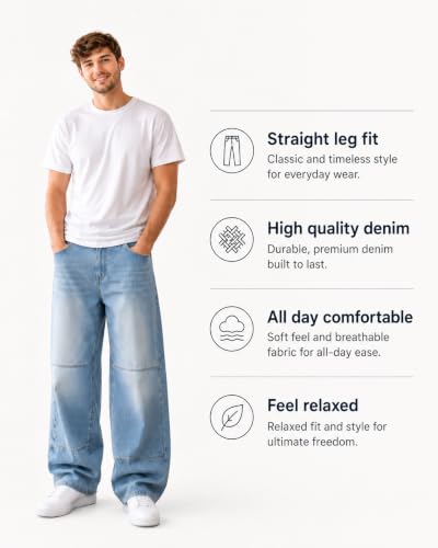 DISLANBO Carpenter Pocket Baggy Jeans