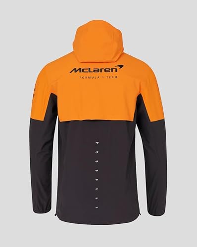 Castore Jaqueta de chuva leve McLaren F1 2024 Team, Papaya Orange, GG
