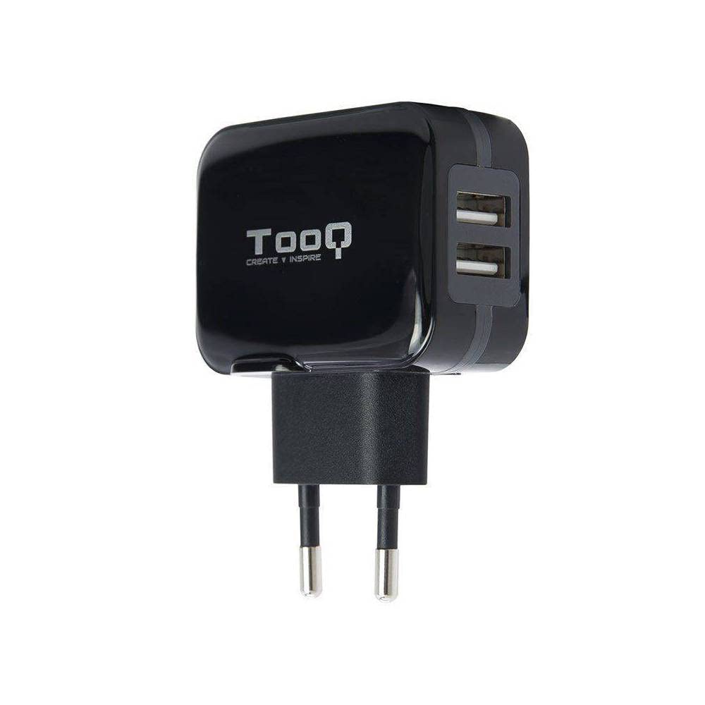 Cargador de Pared TooQ TQWC-1S02/ 2xUSB/ 17W