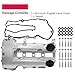 SMMS Aluminum Engine Valve Cover Set for Chevrolet Cruze Sonic Trax Volt for Buick Encore for Cadillac ELR, 1.4L 2011-2021, Replace OE 55573746 25198874 264-968 25198498 25198877 25203036