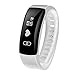 MTTLS Pulsera Actividad Fitness Tracker Fitness Tracker/Prueba de Presión Arterial/Monitor de frecuencia Cardíaca/Podómetro Sport/IPX67 Swimming Waterproof/Sleep Monitor/Bluetooth Smart Watch, Blanco