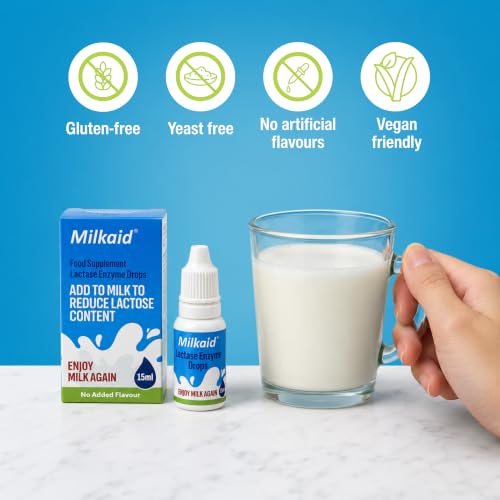 Milkaid Lactase Enzyme Drops