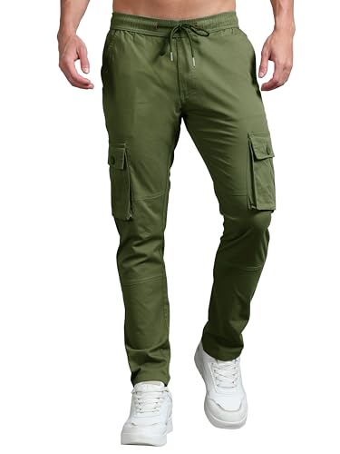 Image of Miraan Men's Regular Fit Mid Rise Cargo Pant