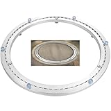 Placa giratoria de aleación de aluminio de 600 mm, base giratoria duradera...