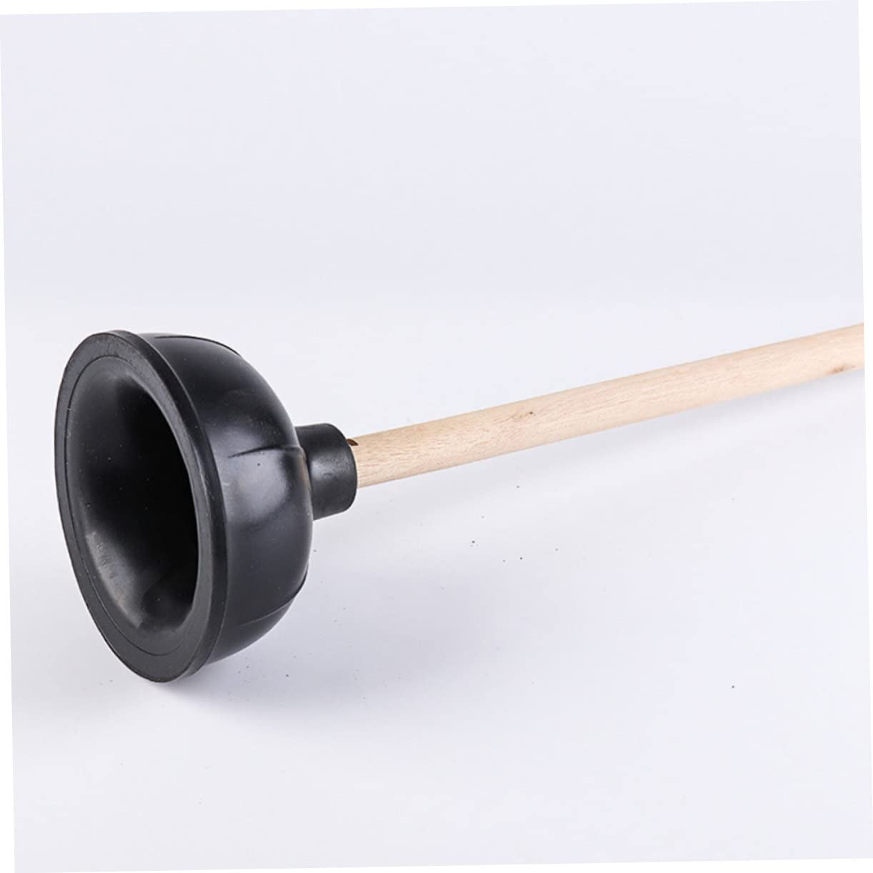 2pièces Ventouse Domestique Caoutchouc Avec Manche Lot De Noir Pour Déboucher Toilettes Et Éviers
