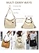 RUNSOON Corduroy Tote Bag for Women Convertible Backpack Purse Crossbody Hobo Shoulder Bag with Multi Pockets Compartments, Beige