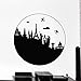 JXCDNB Tatuajes de Pared Hora de Viajar Europa Mundo Turismo Atracciones Vinilo Ventana Pegatinas Arte Mural Dormitorio Sala de Estar Decoración del hogar 57x57cm