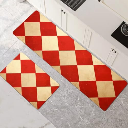 Alfombra cocina súper absorbente de dos piezas grandes para pasillo y entrada 2