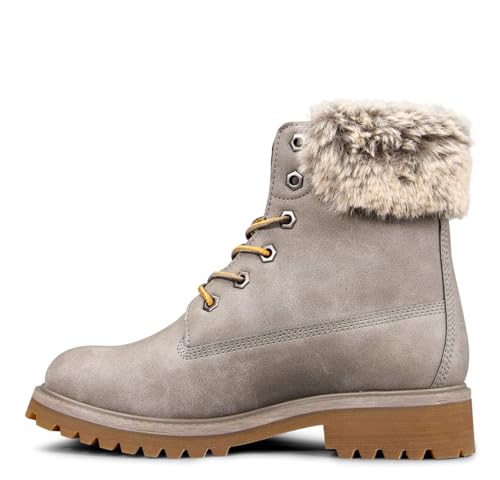 Image of Lugz womens Convoy Faux Fur Lace Up BootsFashion Boot