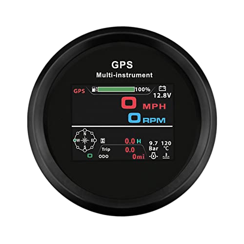 Compteur de vitesse GPS et tableau de bord LCD complet pour vos sorties en mer et trajets de nuit