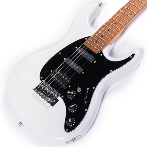 Image of Grote Electric Solid Body Guitar Modern-GST For Beginners (Arctic White)