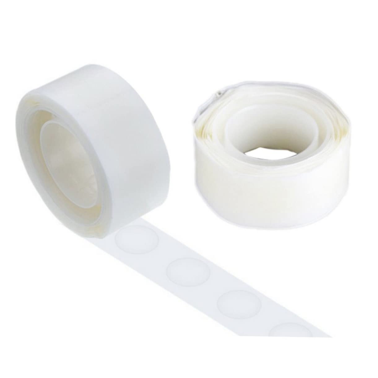 Operitacx 24rollos Cinta Adhesiva Doble Cara Transparente Puntos para Globos Removibles Rastro Decoraciones De Bodas y Manualidades Puntos Total