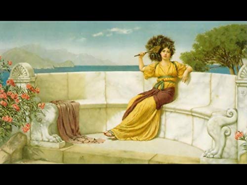 Peinture à l'huile In Prime of Summer Time pour un intérieur poétique et doux